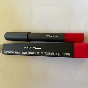MAC Velvetease Lip Pencil ANYTHING GOES Full Size Brand New Shade Red